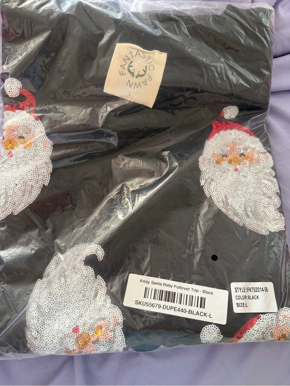 Women’s Santa sweatshirt